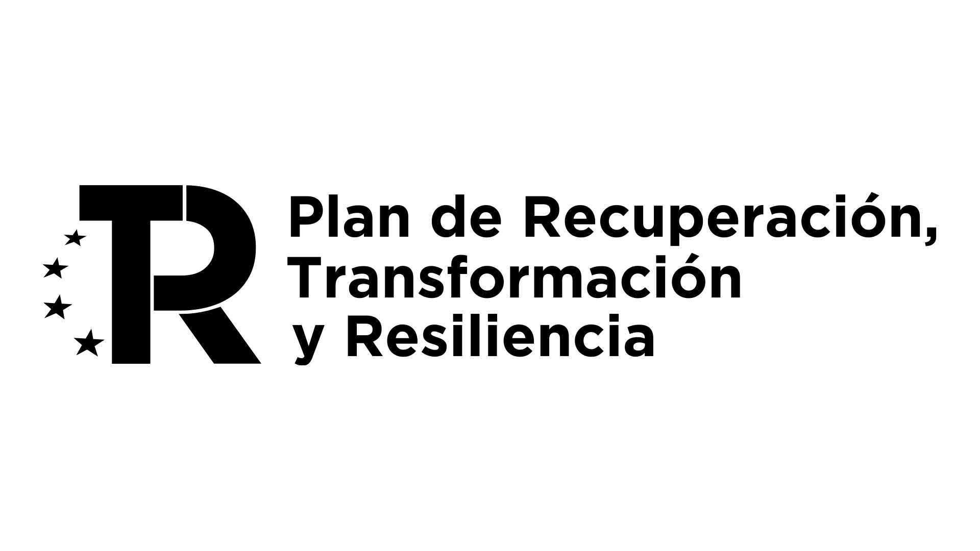 Logo PRTR tres líneas_NEGRO